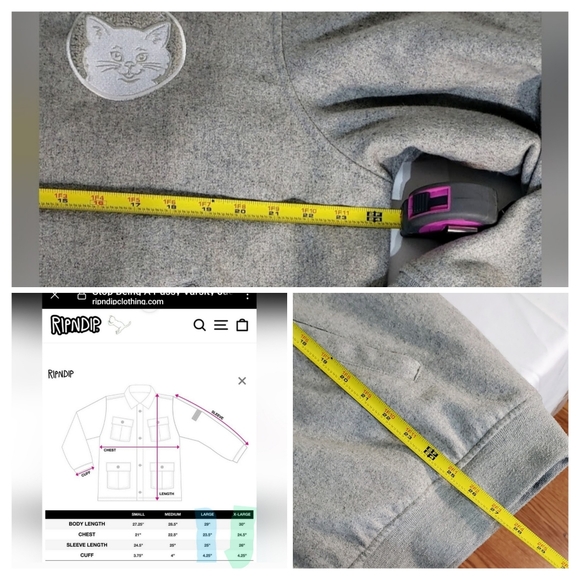 RipNDip, RARE color way and design, varsity jacket! LIKE NEW 💯 authentic. - Picture 15 of 16